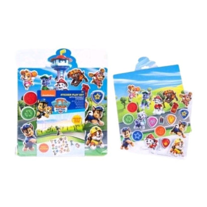 Paw Patrol Puffy Sticker Play set with reusable stickers, unfolds into a scene