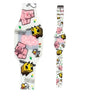 OFFICIAL MINECRAFT GLOW IN THE DARK CHILDRENS SILICONE DIGITAL WRIST WATCH