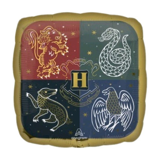 HARRY POTTER - HOGWARTS CREST Foil Balloon - Uninflated  - Party Balloon 