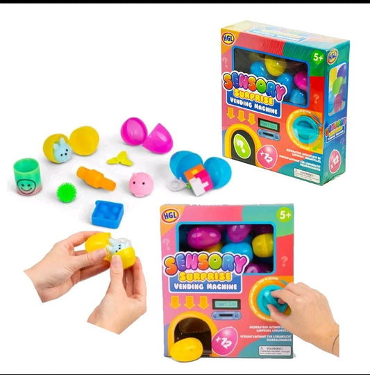 HGL Sensory Surprise Vending Machine - 12 Fidget Toys & Mochis