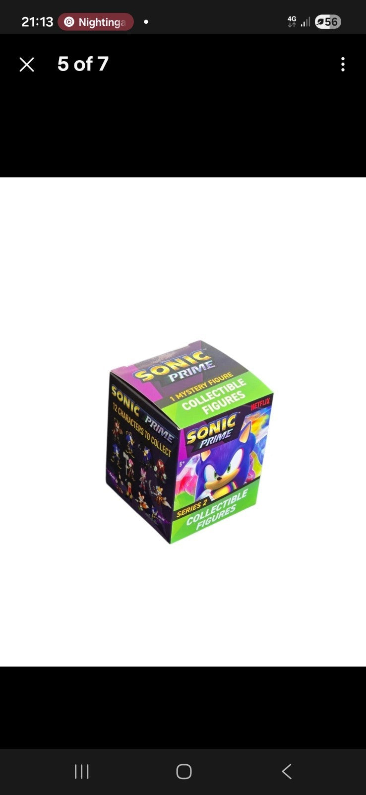X1 Sonic Prime Series 2 Collectible Figure – Mystery Blind Box – New