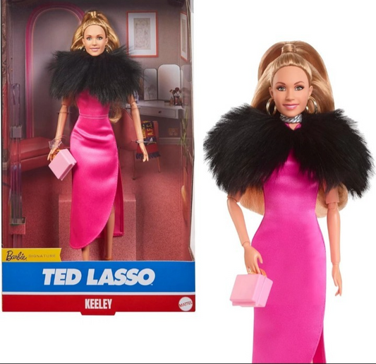 Barbie Signature Collectable Doll Keeley Jones From Ted Lasso With Pink Dress