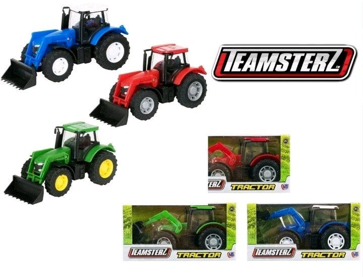 *NEW* Teamsterz Country Life Tractor - Green, Red, Blue - 3 To Included! 