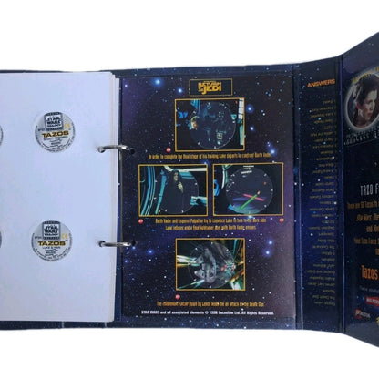 1996 Star Wars Trilogy Tazo Collectors Force Pack Walkers Complete Set Leia Card