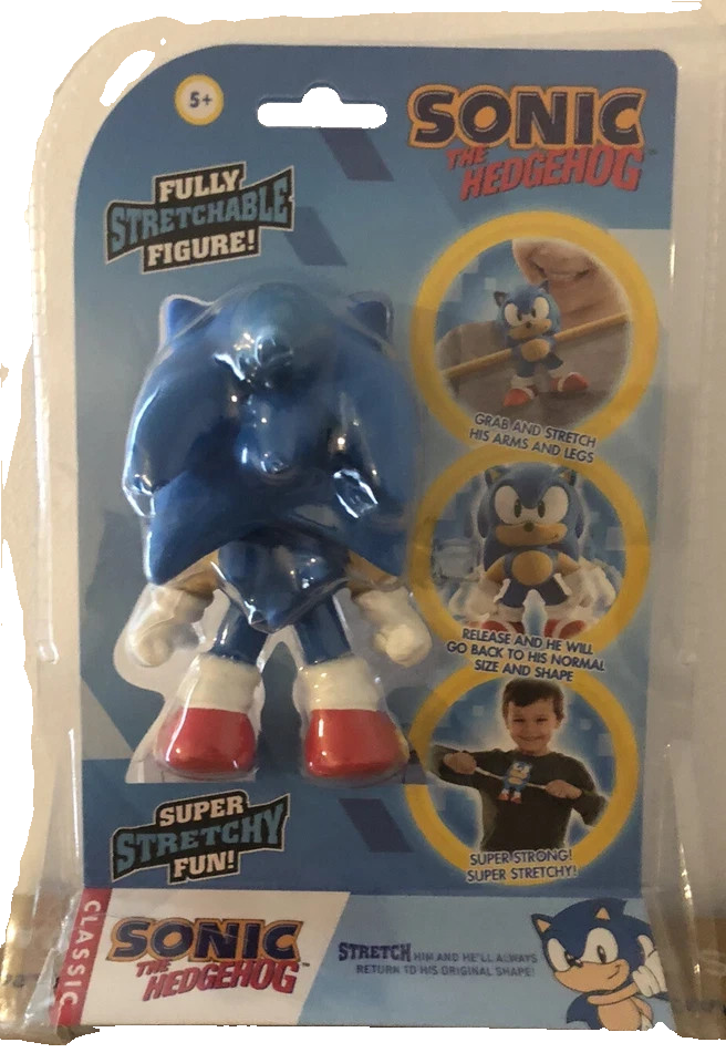 NEW SONIC THE HEDGEHOG STRETCH ARMSTRONG FIGURE TOY