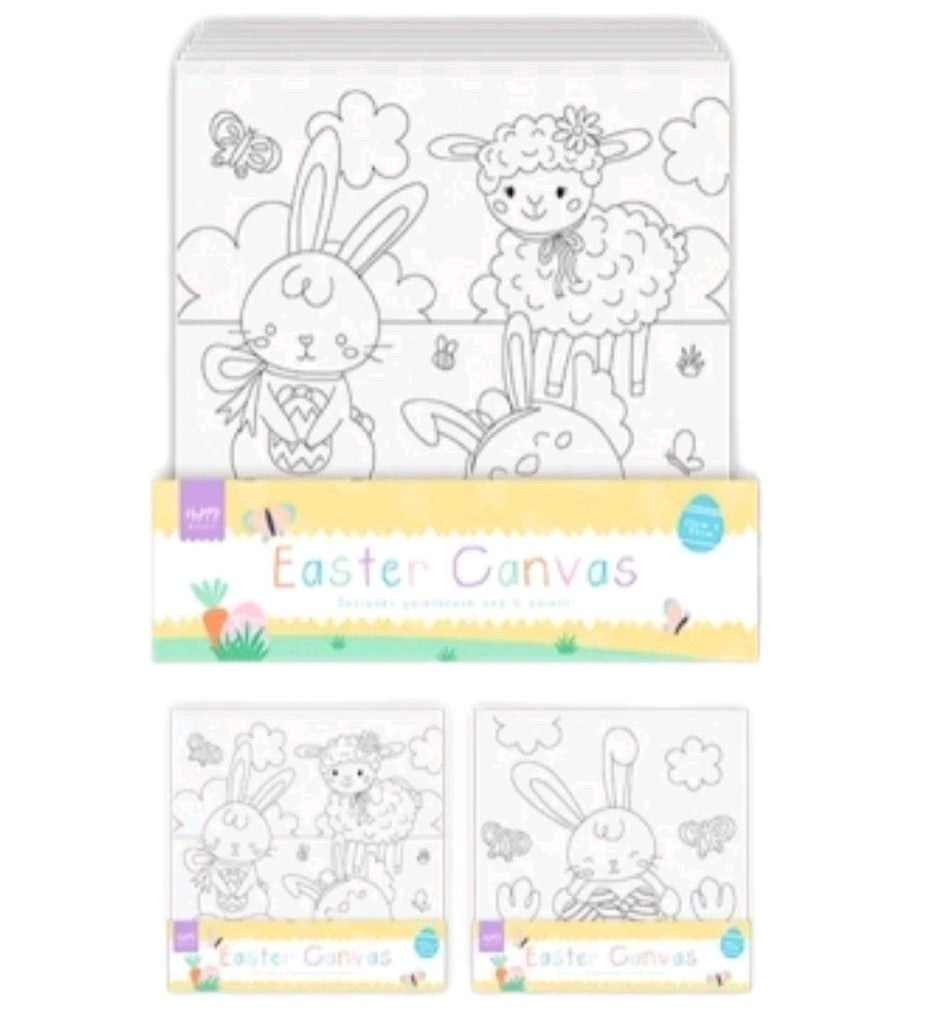 EASTER COLOUR IN YOUR OWN CANVAS - EATER CRAFT ACTIVITY SET