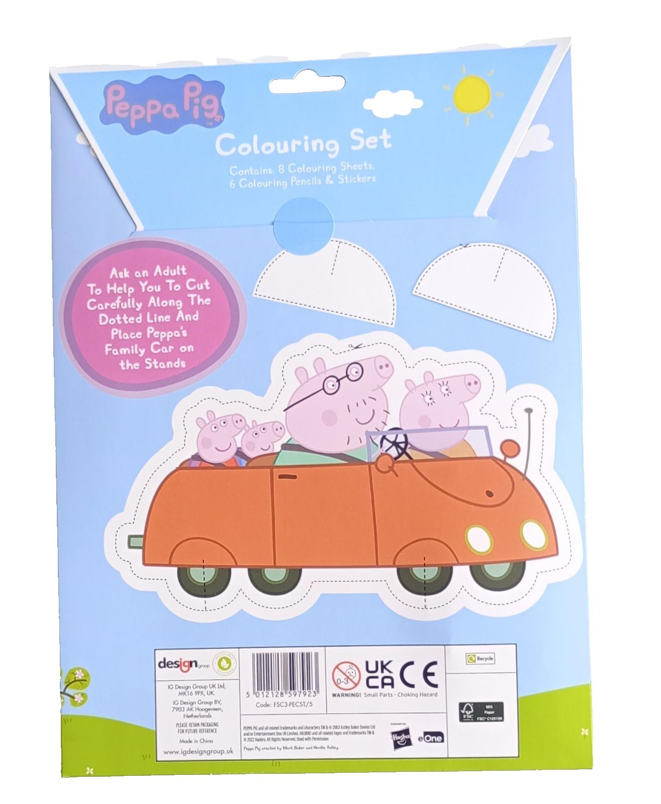 Peppa Pig Kids Colouring Activity Set