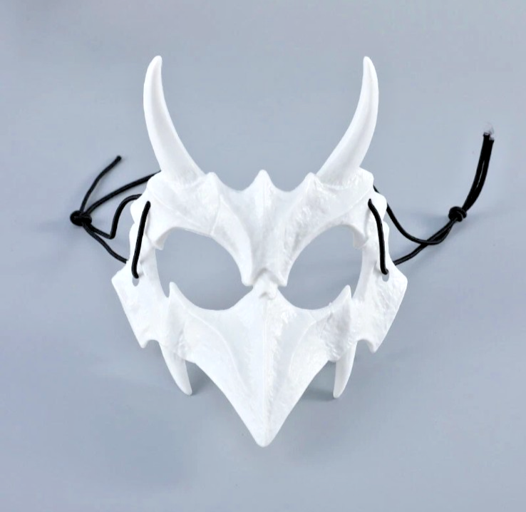 Fantasy Creature Bone Skull Cosplay Half-Masks - Multi-Variation Set