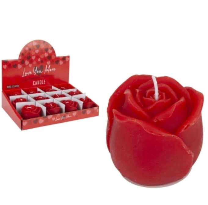 VALENTINE'S DAY SCENTED ROSE CANDLE