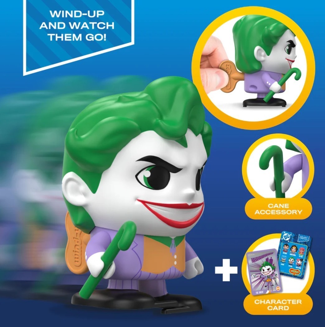 DC Comics The Joker Wind-Upz Collectible Walking Toy Figure (Nixy Toys)
