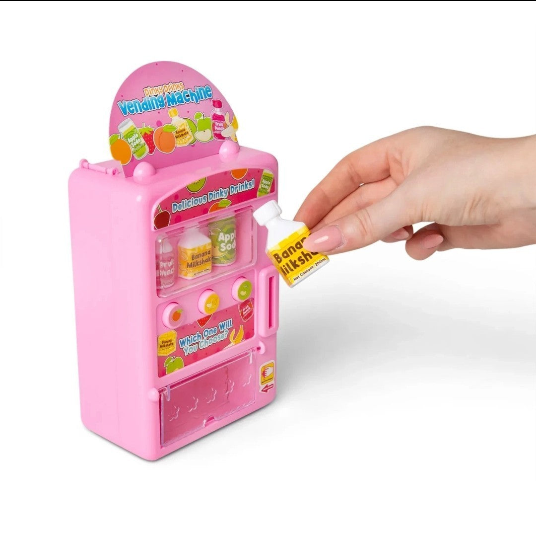 Hgl Dinky Drinks Vending Machine Toy Playset - Interactive Role Play Fun