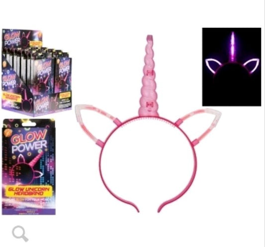 Glow Up: Unicorn Headband - Glow In The Dark Toy - Party - Dress Up