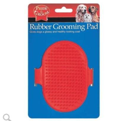 Pride and Groom - Rubber Grooming Pad - For Dog Hair