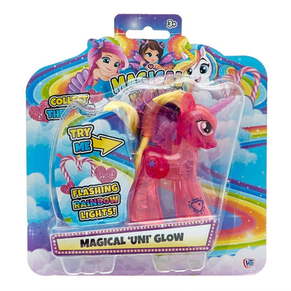 X1 Magical Uni-Glow Light-Up Unicorn Figurine – Rainbow LED Glow