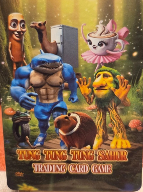 X6 Tung Tung Tung Sahur Italian Brainrot Trading Card Game Sealed Packs 