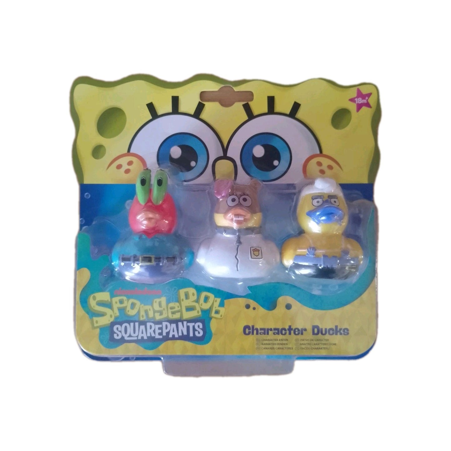 Offiacial Spongebob Squarepants Character Ducks - Set Of 3 Characters New Sealed