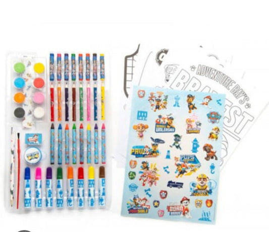 Paw Patrol paint and colour art kit