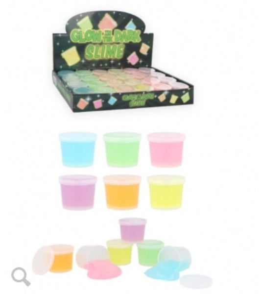 Glow in the Dark Slime - Assorted Neon Colors Sensory Toy Party Favors