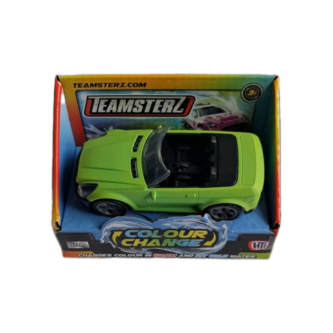 Teamsterz Colour Change Cars: 4" High Quality Metal Racing Cars - Display Ready