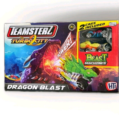 Teamsterz Turbo City Dragon Blast Car Launcher - A Great Christmas Gift For Kids