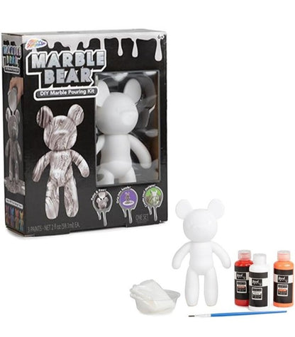 ✨16cm✨ Paint Your Own Marble Bear Creative Pouring Set