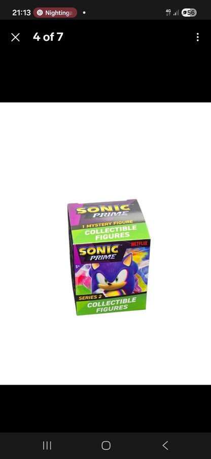 X1 Sonic Prime Series 2 Collectible Figure – Mystery Blind Box – New