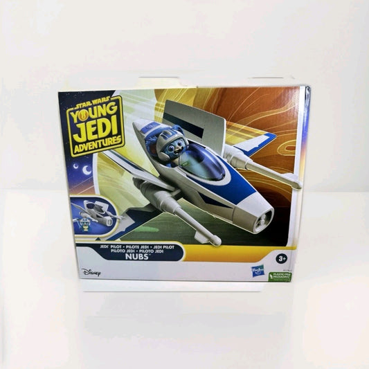 Star Wars Young Jedi Adventures Nubs Jedi Pilot Vehicle &Figure Set Hasbro, 2023