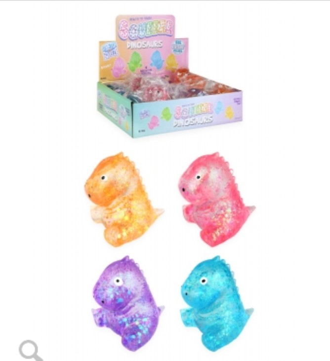 SUGAR MALTOSE DINOSAUR SQUEEZE ΤΟΥ WITH SUGAR FILLING (14CM)