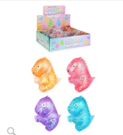 SUGAR MALTOSE DINOSAUR SQUEEZE ΤΟΥ WITH SUGAR FILLING (14CM)