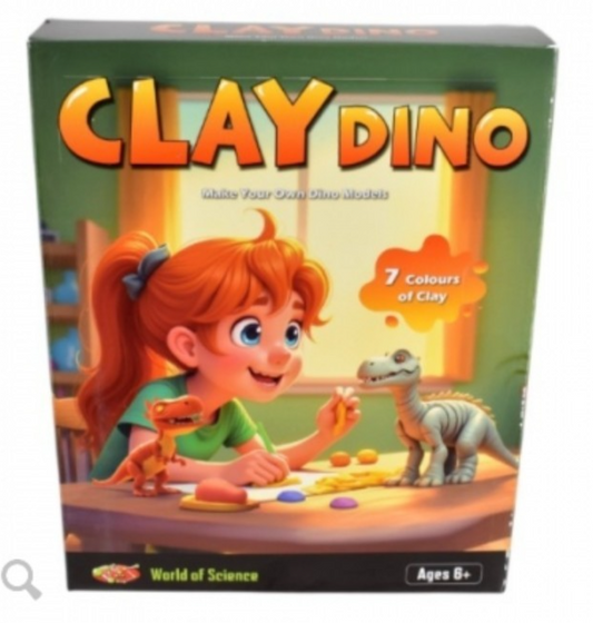 World of Science - Build Your Own - Clay Dino Modelling Kit