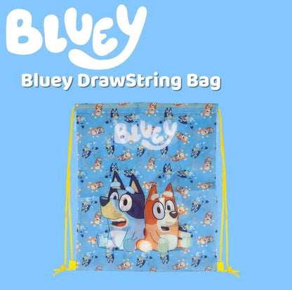 OFFICIAL Bluey & Bingo Drawstring Bag Kids PE Gym Swim School Backpack Rucksack