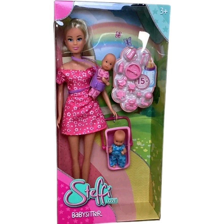 SIMBA Steffi Love Babysitter Doll Set with Accessories 3+ Years 