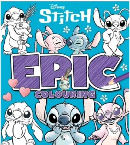 Disney Stitch Epic Colouring Book