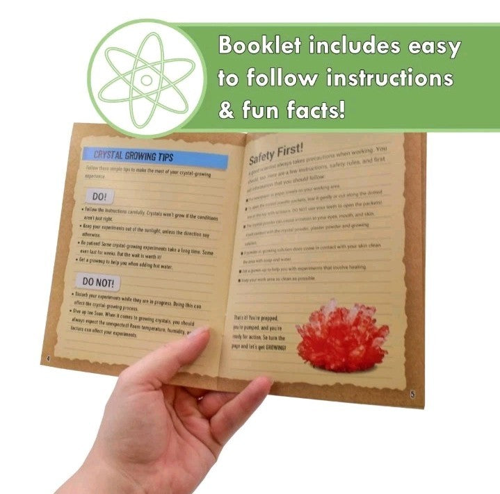 STEAM Educational Science Kits Activity Set - Crystals Science 