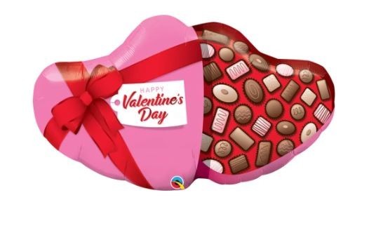 Valentines Day Foil Balloons For That Somebody Special: Heart, Marble, Abstract