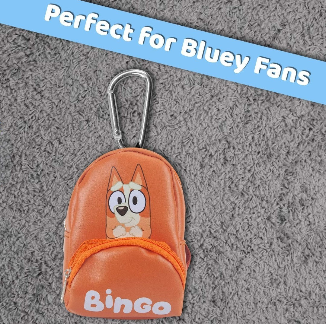 Bluey - Bingo Backpack Bag Clip Childrens Video Game Accessories 12. 5cm x 9cm