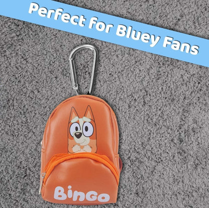 Bluey - Bingo Backpack Bag Clip Childrens Video Game Accessories 12. 5cm x 9cm
