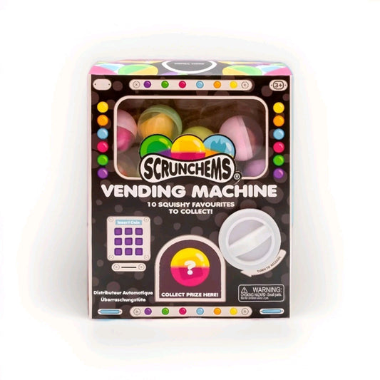 Scrunchems Vending Machine Toy - Squishy Sensory Collectibles with Surprises