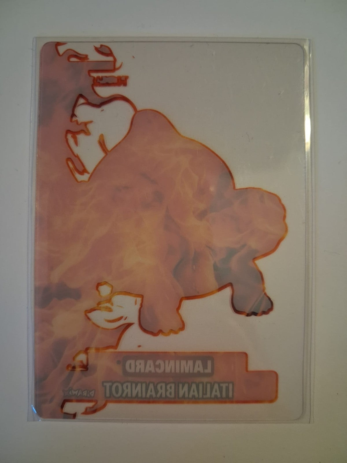 Lamincard Italian Brainrot: Tartarughino Tortellino 127/162 RARE PRINTING ERROR!