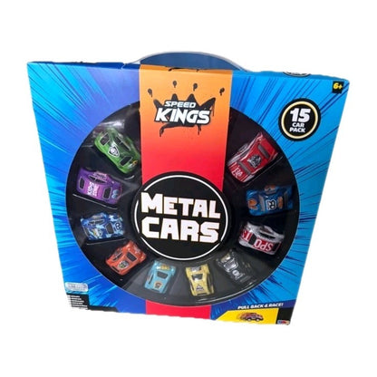 Speed Kings 15-Car Pack Metal Racers