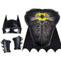 Childs 5Pcs Batman Dark Knight Dress Up Gear Chest Plate Mask Arm Guards Set