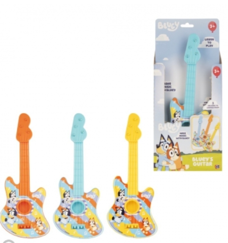 X1 Bluey's Guitar - Beginners Guitar - Toy Guitar 