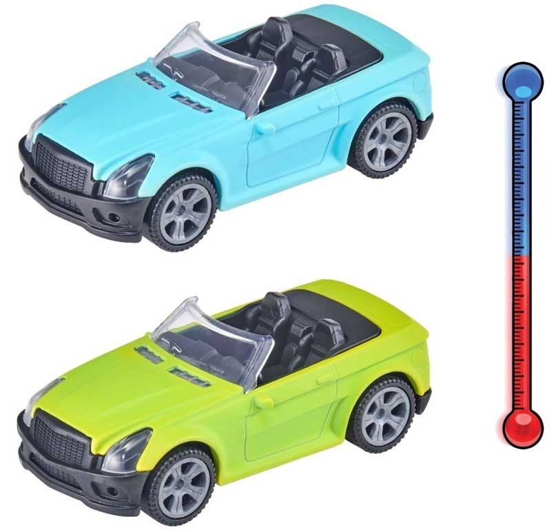 Teamsterz Colour Change Cars: 4" High Quality Metal Racing Cars - Display Ready