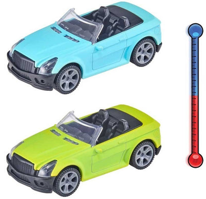 Teamsterz Colour Change Cars: 4" High Quality Metal Racing Cars - Display Ready