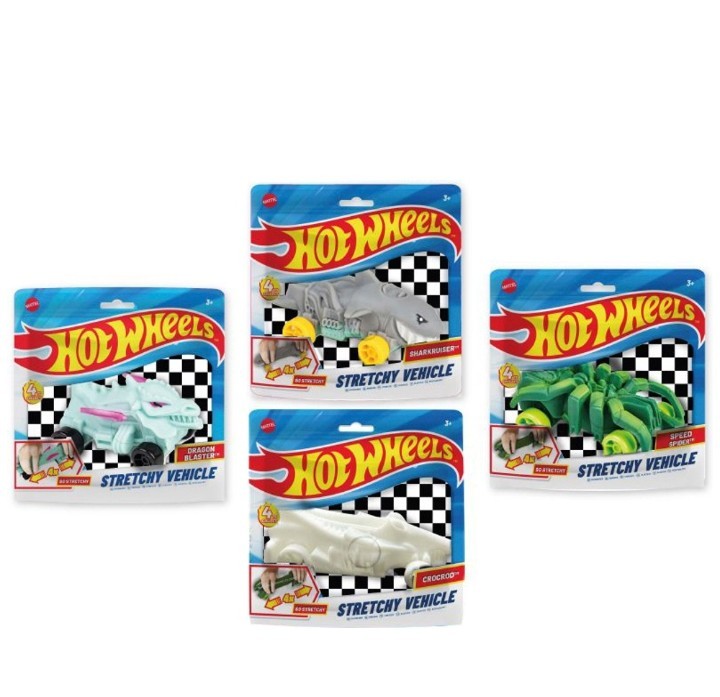 New Hot Wheels Collectible Stretchy Vehicles - Sharkruiser + More