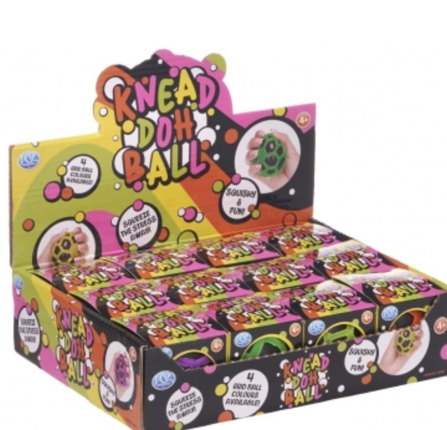 X1 Knead Doh Ball – Neon Sensory Stress Relief Toy 100MM