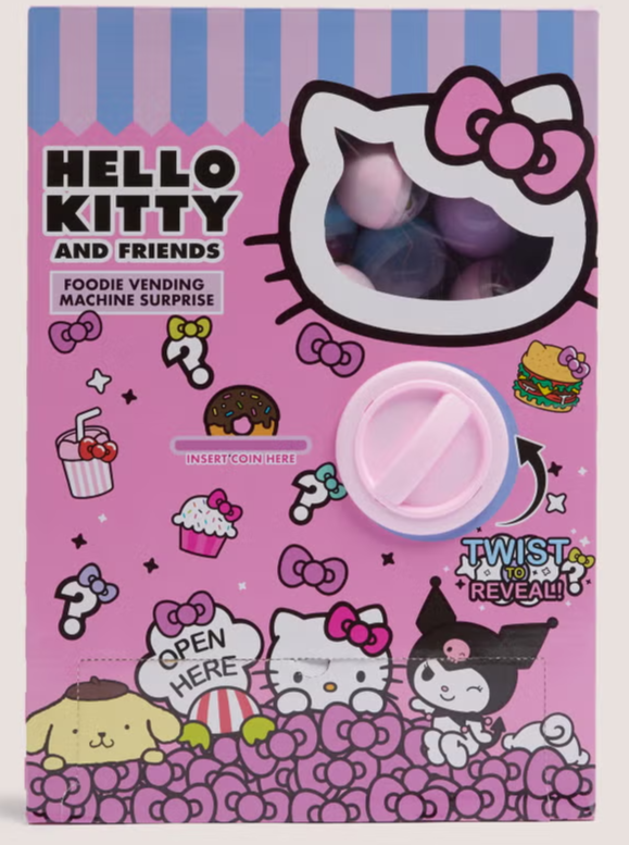 Sanrio Kuromi Hello Kitty SpongeBob Vending Machine Capsule Toy Figures New