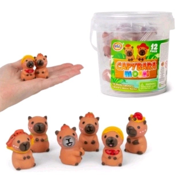 12 PACK CAPYBARA MOCHI TUB