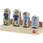 Wooden Fireman Sam Figure Pack Double Sided 4 Piece 
