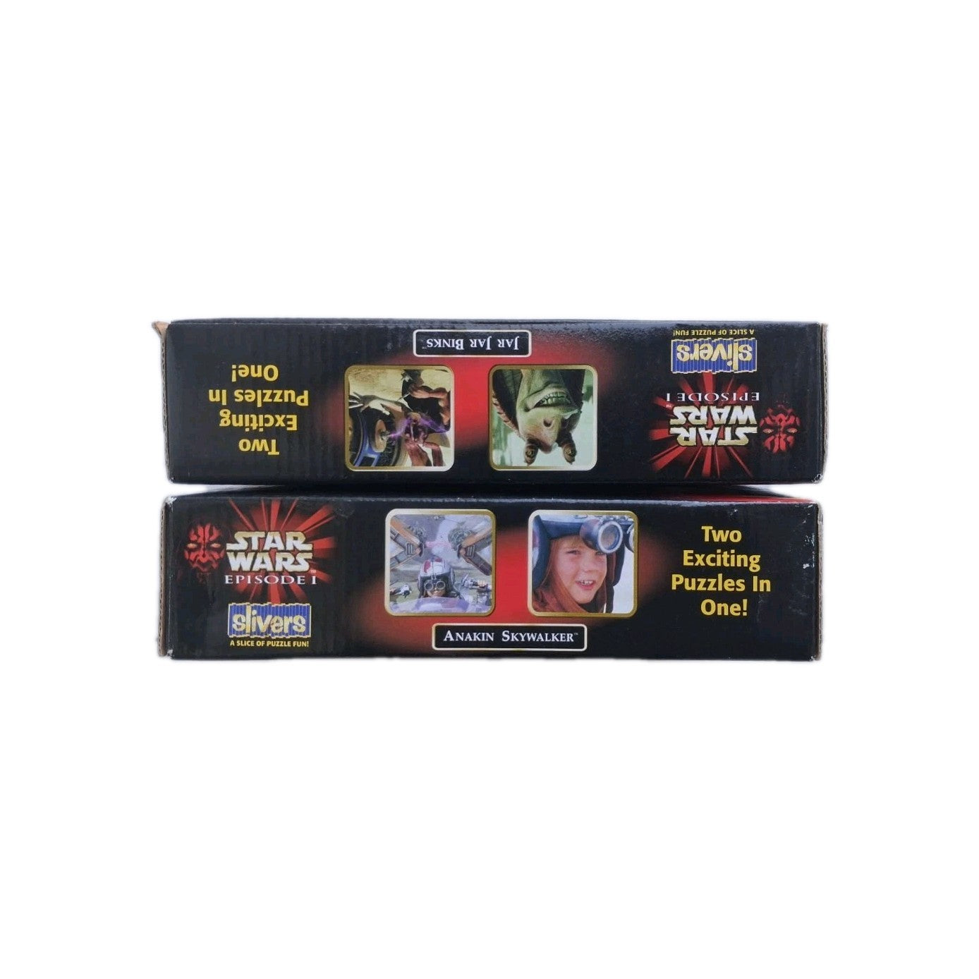 Star Wars Episode I  Puzzles Jar Jar Blinks & Anakin Skywalker - Vintage 1999